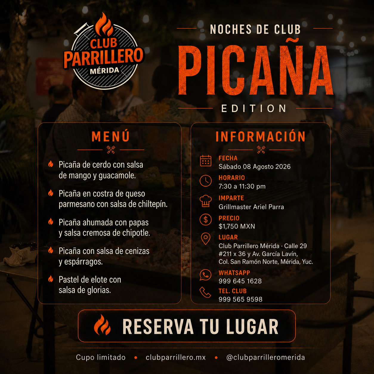 Noche de Club: Picaña Edition | 08 Agosto