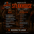 Noche de Club: Steakhouse Edition | 15 Agosto