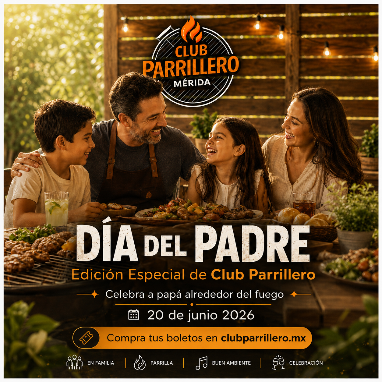Día del Padre en Club Parrillero